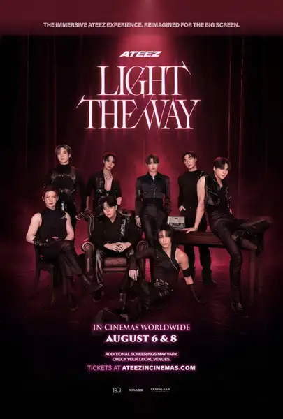 Ateez : Light the way in cinemas plakát