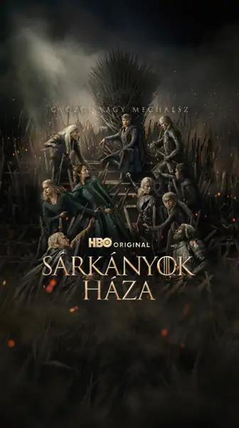 Trónok harca - Sárkányok háza plakát